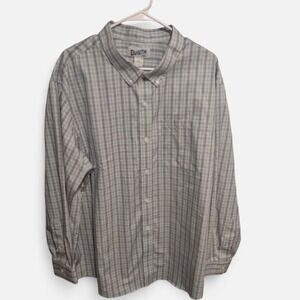 Duluth Trading Co Button Down Shirt Plaid 2XL‎ Classic Preppy Business Casual